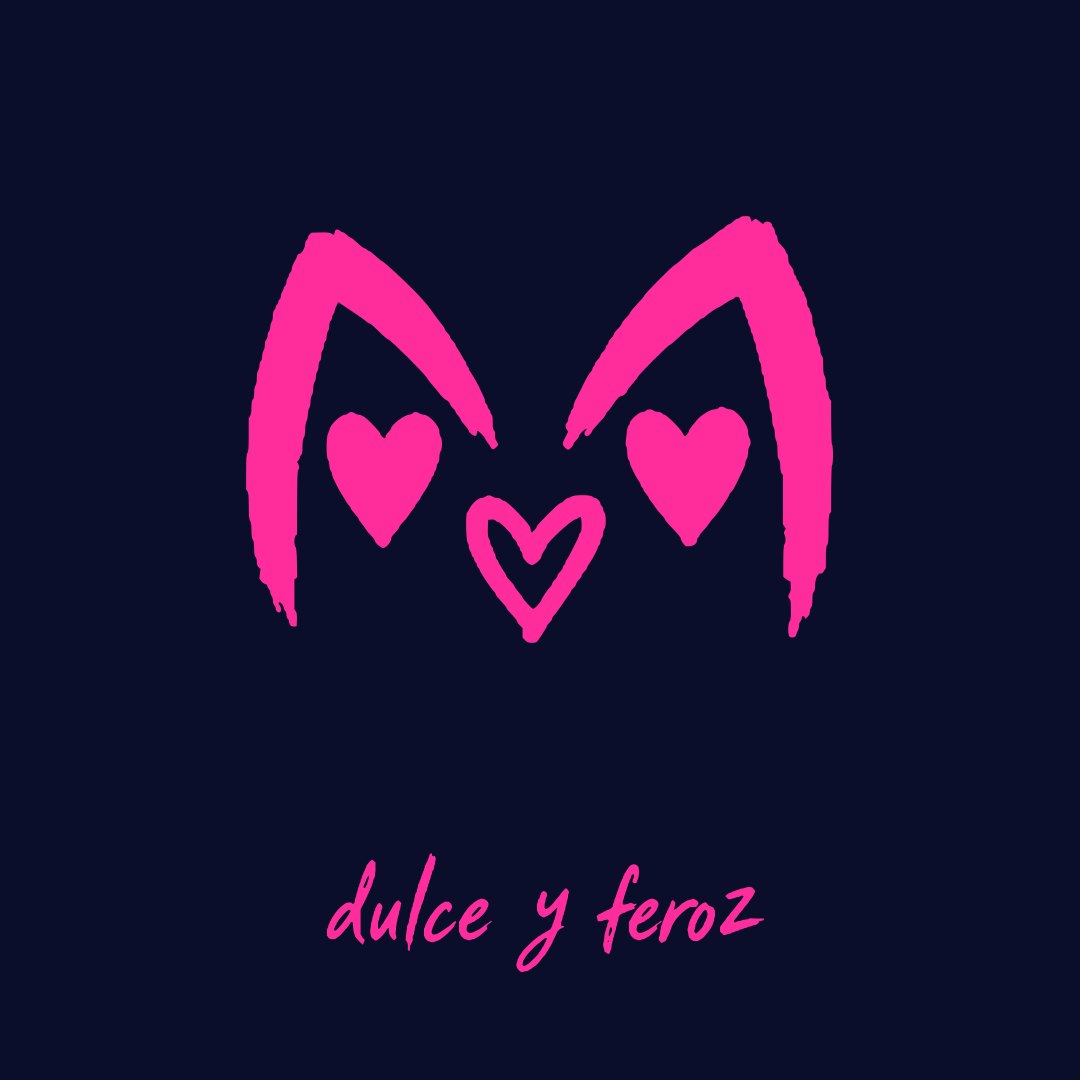 Cat-ear heart symbol